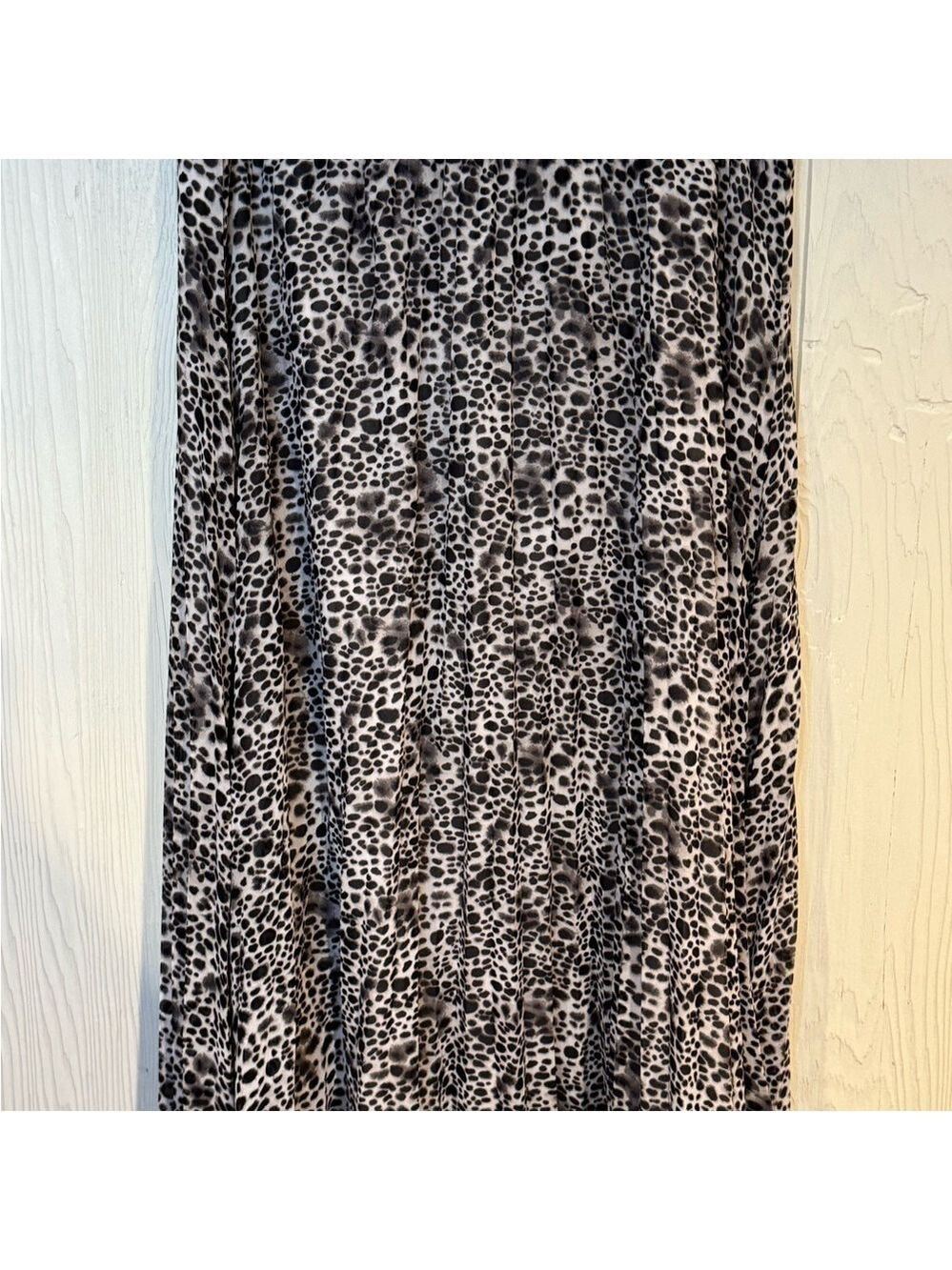 A New Day Skirt Black White Animal Print XXL